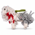 Hand Knit Dog Ornament Sheepdog