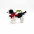 Hand Knit Dog Ornament Spaniel