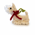 Hand Knit Dog Ornament Westie