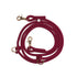 Hands Free Braided Dog Leash 'Bordeaux'