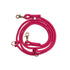 Hands Free Braided Dog Leash 'Magenta'