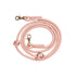 Hands Free Braided Dog Leash 'Powder Rose'