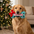 Happy Howlidays Puppermint Bone Dog Toy