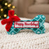 Happy Howlidays Puppermint Bone Dog Toy