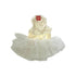 Hollywood Hologram Tutu Dog Dress Ivory