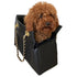 Kate Quilted Dog Carrier Black Vegan Leather