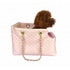 Kate Quilted Dog Carrier Light Matte Pink