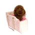 Kate Quilted Dog Carrier Light Matte Pink