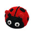 Ladybug Crochet Dog Toy