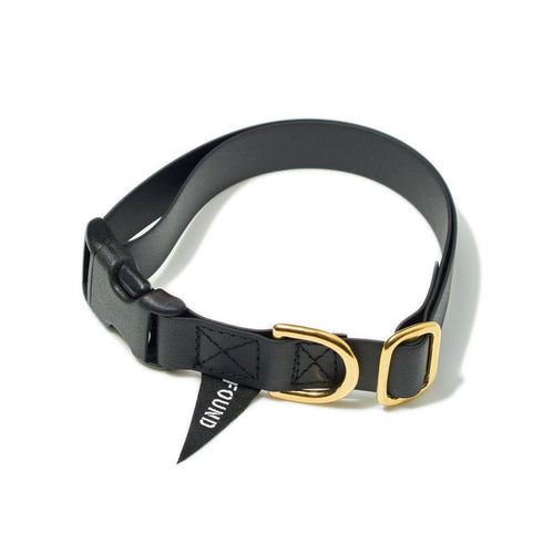 Leather Alternative Dog Collar Black