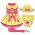 Little Chick Dog Harness Dress Set