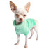 Luxury Sparkle Beverly Hills Dog Sweater Seafoam Green