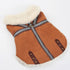 Military Shearling Dog Coat