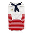 Nautical Stripe Dog Tank
