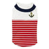 Nautical Stripe Dog Tank