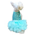Over the Top Tutu Dog Dress Seafoam