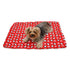 Penguins & Snowflakes Flannel Dog Blanket Red