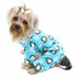 Penguins & Snowflakes Flannel Dog Pajamas Turquoise