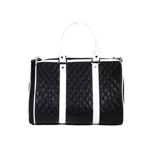 Petote JL Duffel Dog Carrier Black And White