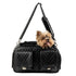 Petote Marlee 2 Dog Carrier Black Quilted