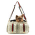 Petote Marlee 2 Dog Carrier Ivory Quilted Stripe