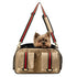Petote Marlee 2 Dog Carrier Khaki Stripe