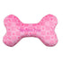 Pink Checker Chewy Vuiton Bone Dog Toy