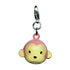 Pink Monkey Jingle Bell Dog Collar Charm