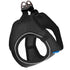Plush Step In Air Mesh Dog Harness Black