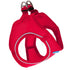 Plush Step In Air Mesh Dog Harness Red