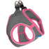 Plush Step In Air Mesh Dog Harness Shark Grey/Pink