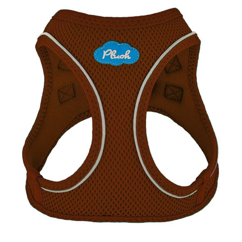 Plush Step In Air Mesh Dog Harness Toffee 3XS