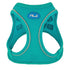 Plush Step In Air Mesh Dog Harness Turquoise