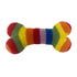 Rainbow Bone Crochet Dog Toy