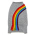 Rainbow Turtleneck Dog Sweater