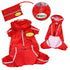 Reflective Dog Raincoat/Bodysuit with Matching Pouch