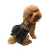 Retro Leopard Velvet Tutu Dog Dress