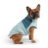 Retro Puffer Dog Jacket Light Blue
