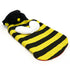 Reversible Ladybug/Bumble Bee Dog Costume