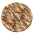 Round Bagel Dog Bed Red Fox