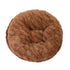 Round Bagel Mink Dog Bed Capuccino