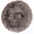 Round Bagel Shag Dog Bed Chocolate Frosted