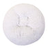 Round Bagel Shag Dog Bed White