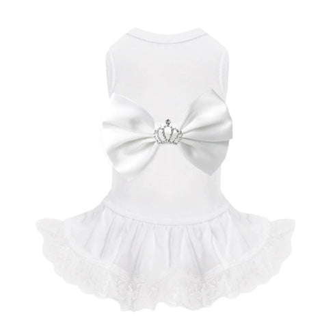 Royal Princess Dog Dress White