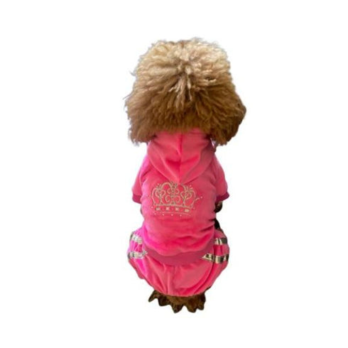 Run Run Run Dog Tracksuit Hot Pink