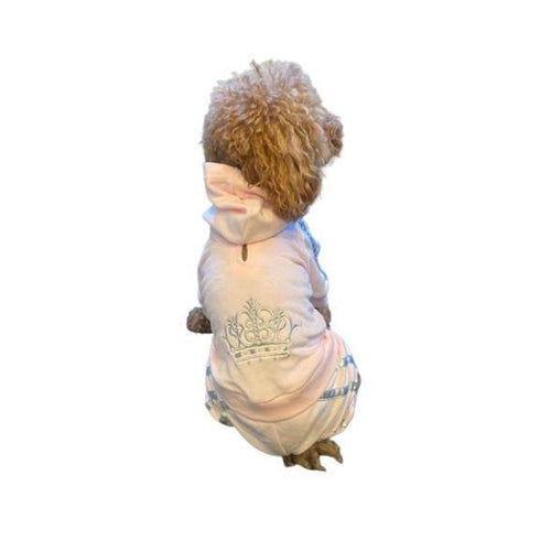 Run Run Run Dog Tracksuit Light Pink