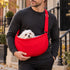 Signature Sling Dog Carrier Red