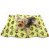 Silly Monkey Fleece Dog Blanket Lime