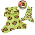 Silly Monkey Fleece Hooded Dog Pajamas Lime