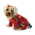 Silly Monkey Fleece Turtleneck Dog Pajamas Burgundy